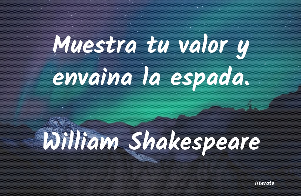 Frases de William Shakespeare