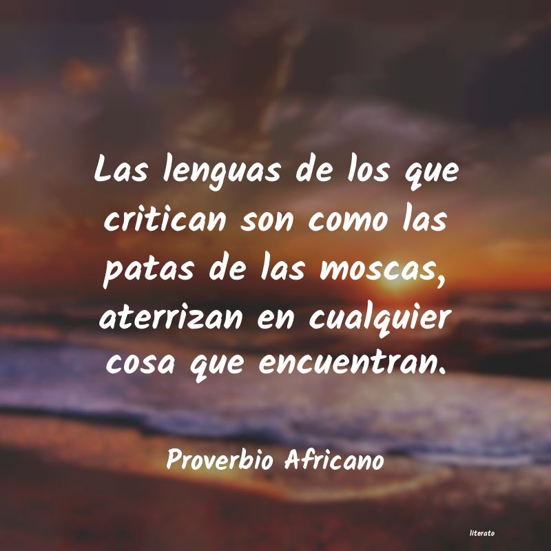 frases de Proverbio Africano