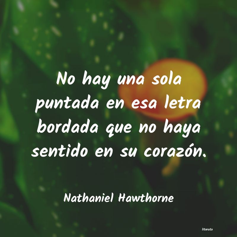 frases de Nathaniel Hawthorne