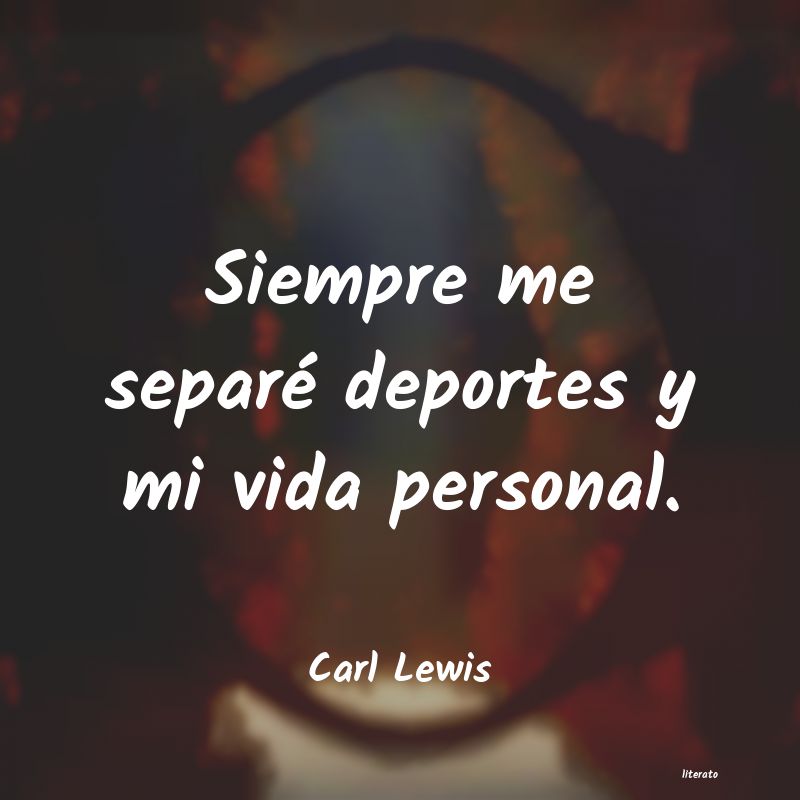 frases de Carl Lewis