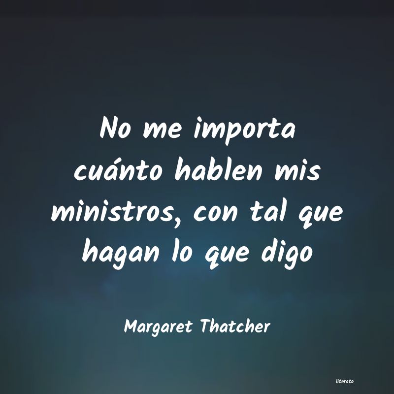 frases de Margaret Thatcher