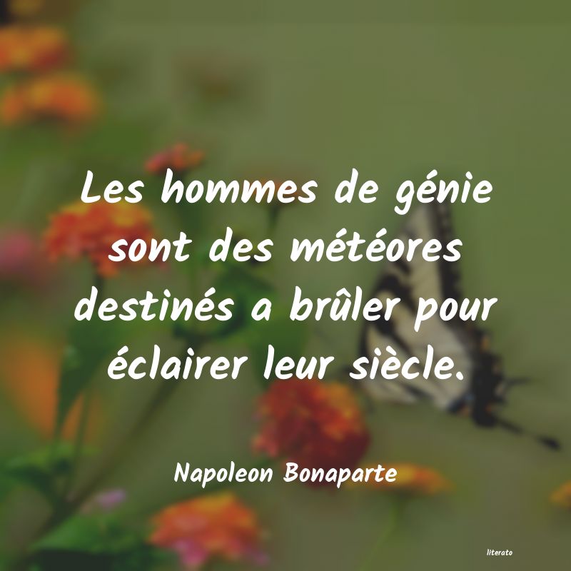 frases de Napoleon Bonaparte
