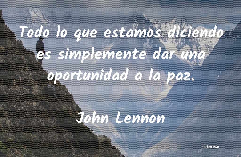 frases de John Lennon
