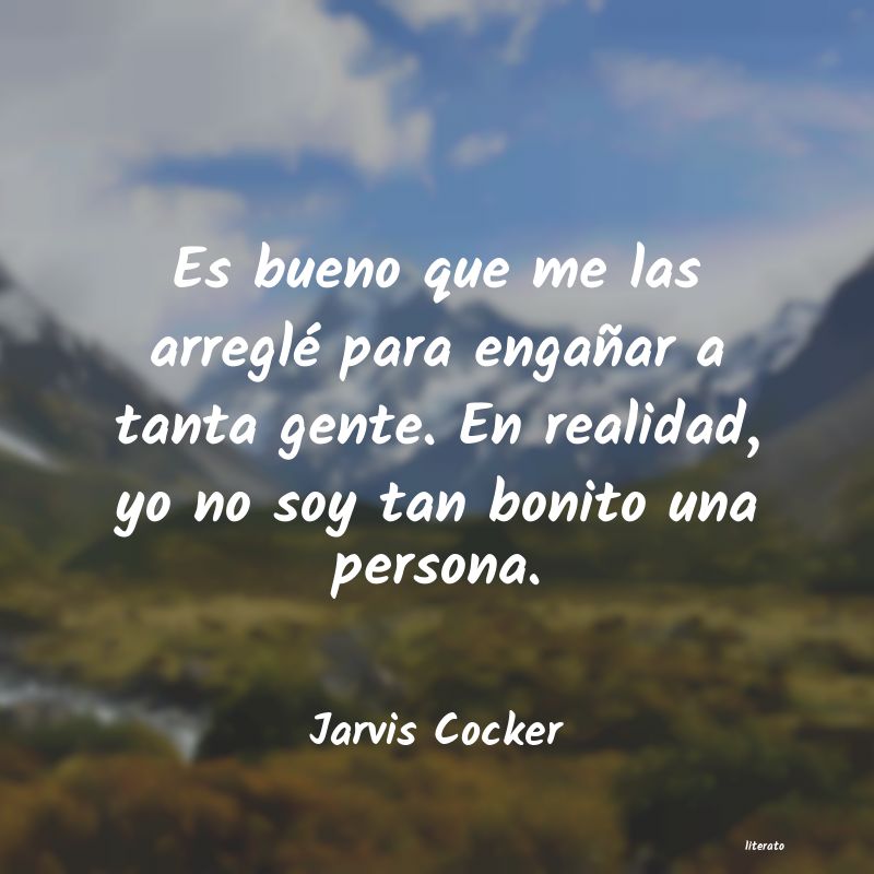 Frases de Jarvis Cocker