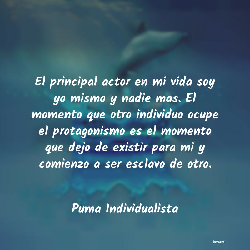 Frases de Puma Individualista