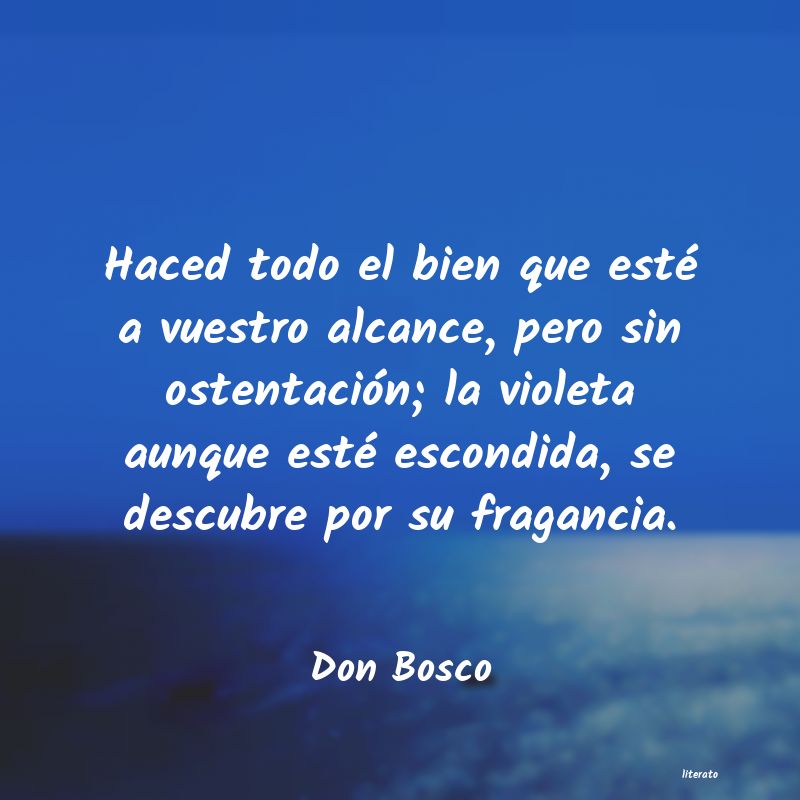 Frases de Don Bosco