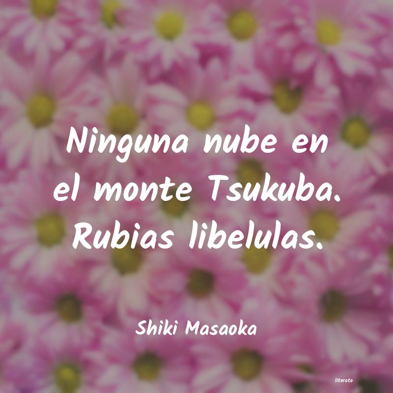 Frases de Shiki Masaoka