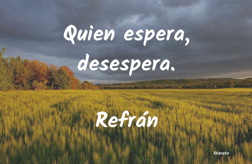 Frases de Refrán