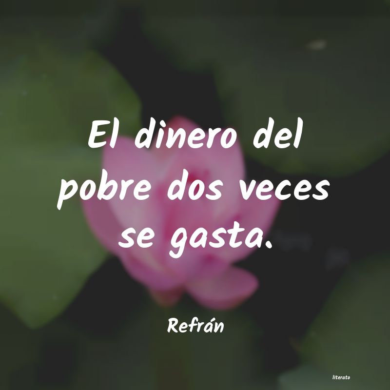 Frases de Refrán