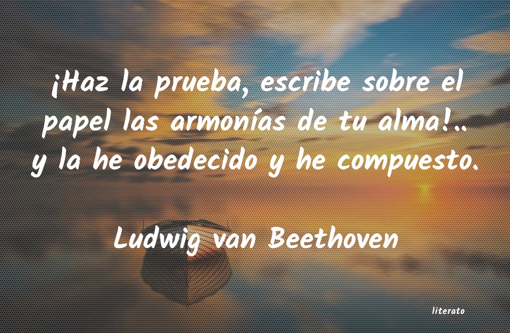 frases de Ludwig van Beethoven