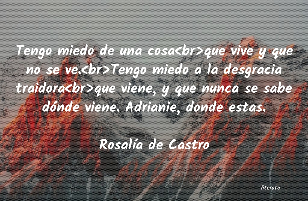frases de RosalÃa de Castro