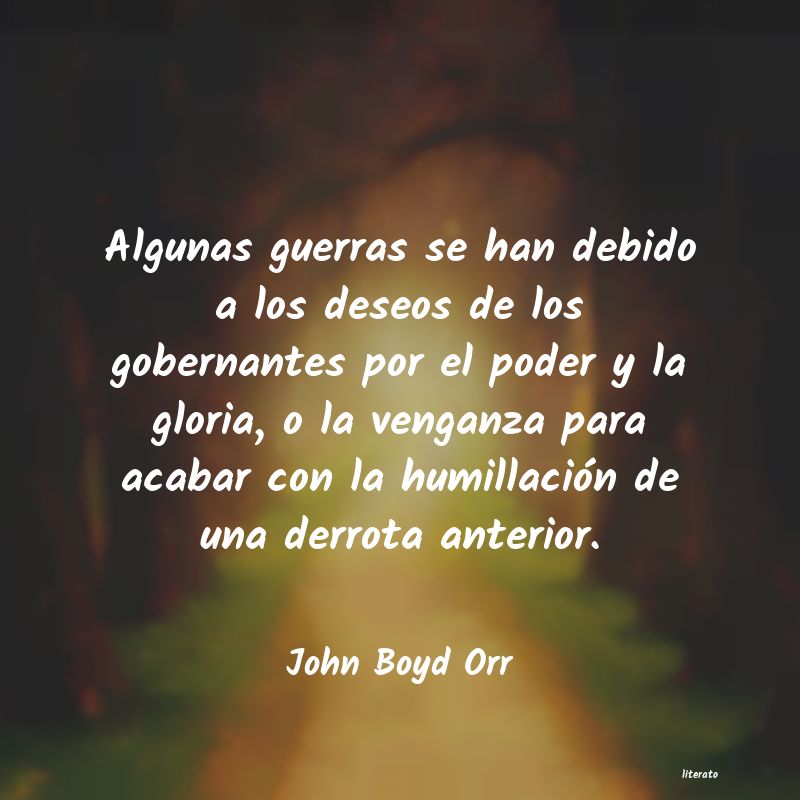 frases de John Boyd Orr