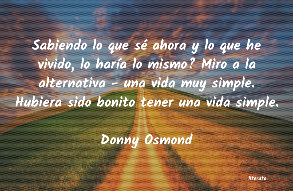 Frases de Donny Osmond