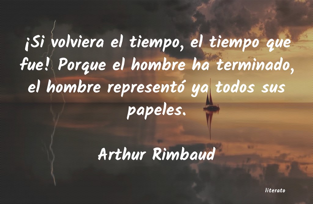frases de Arthur Rimbaud