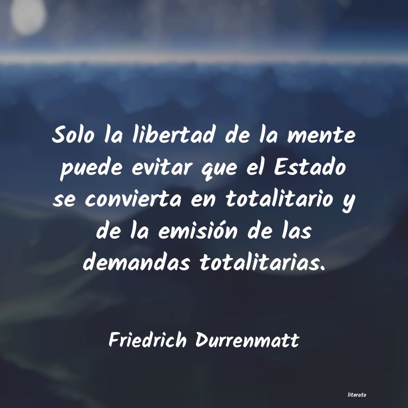 frases de Friedrich Durrenmatt
