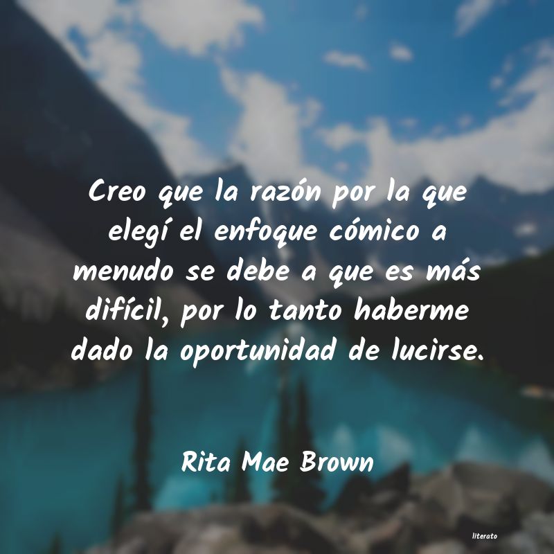 Frases de Rita Mae Brown