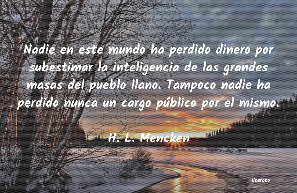 frases de H. L. Mencken
