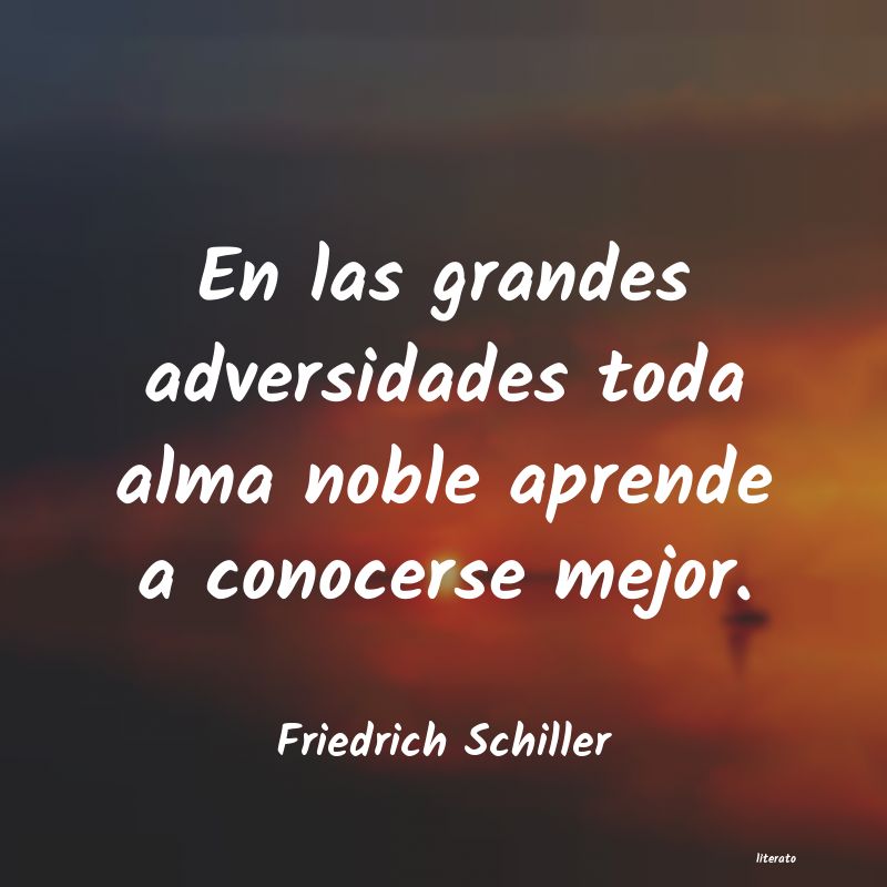 frases de Friedrich Schiller
