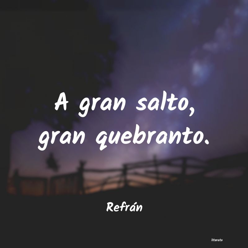 Frases de Refrán