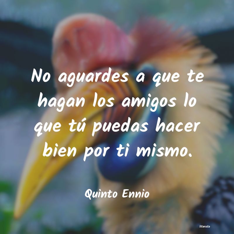 frases de Quinto Ennio