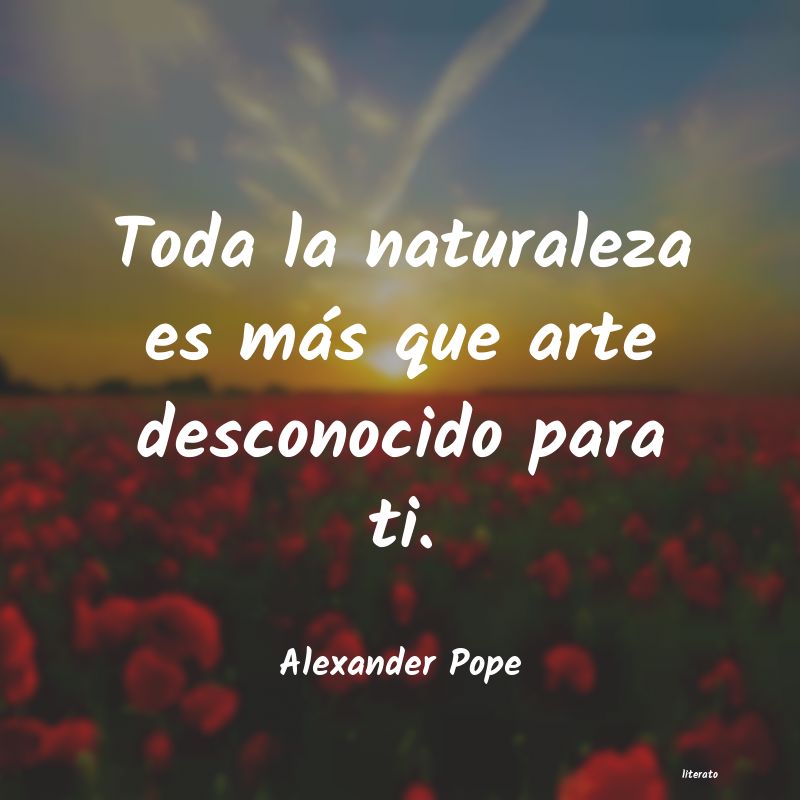 Frases de Alexander Pope