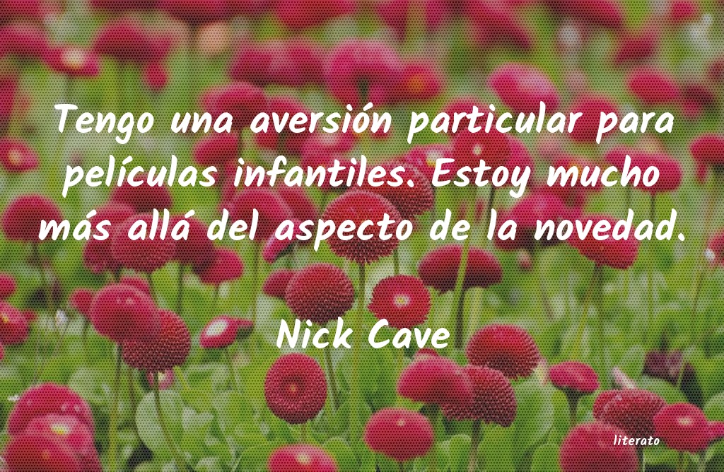 Frases de Nick Cave