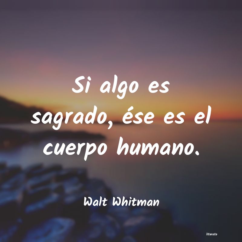 frases de Walt Whitman