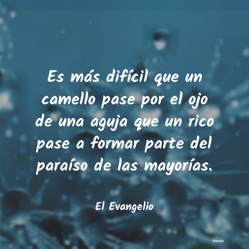 frases de El Evangelio