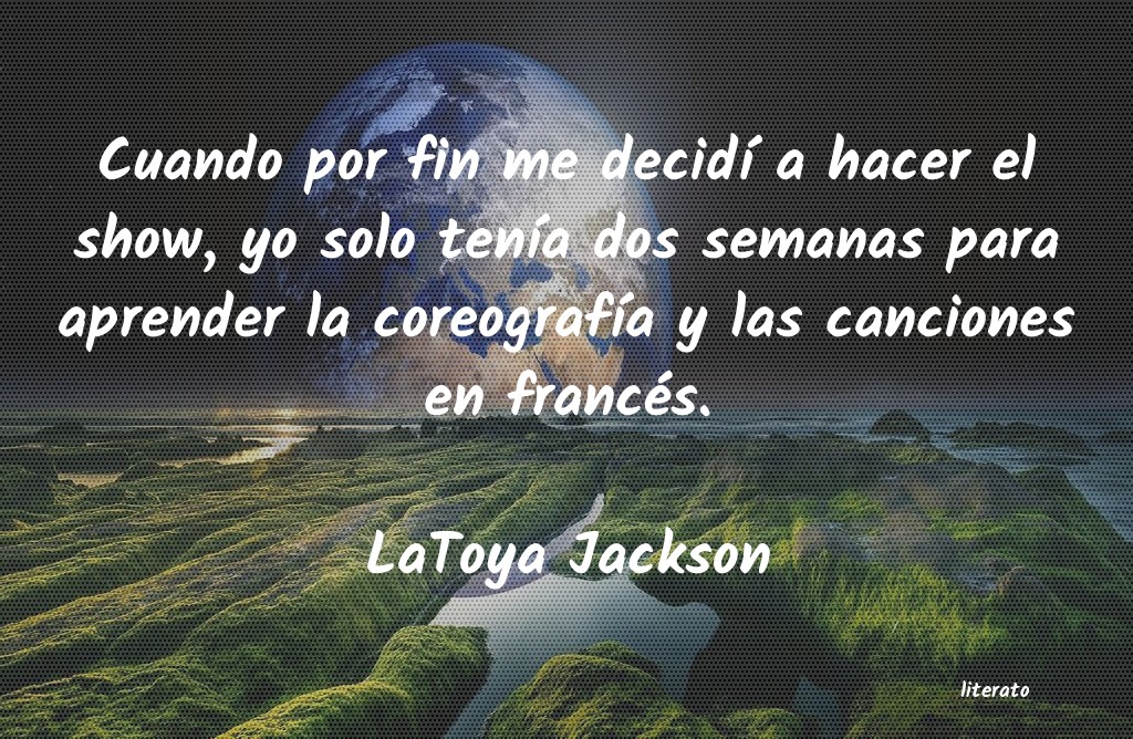 frases de LaToya Jackson