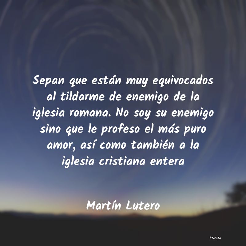 Frases de Martín Lutero