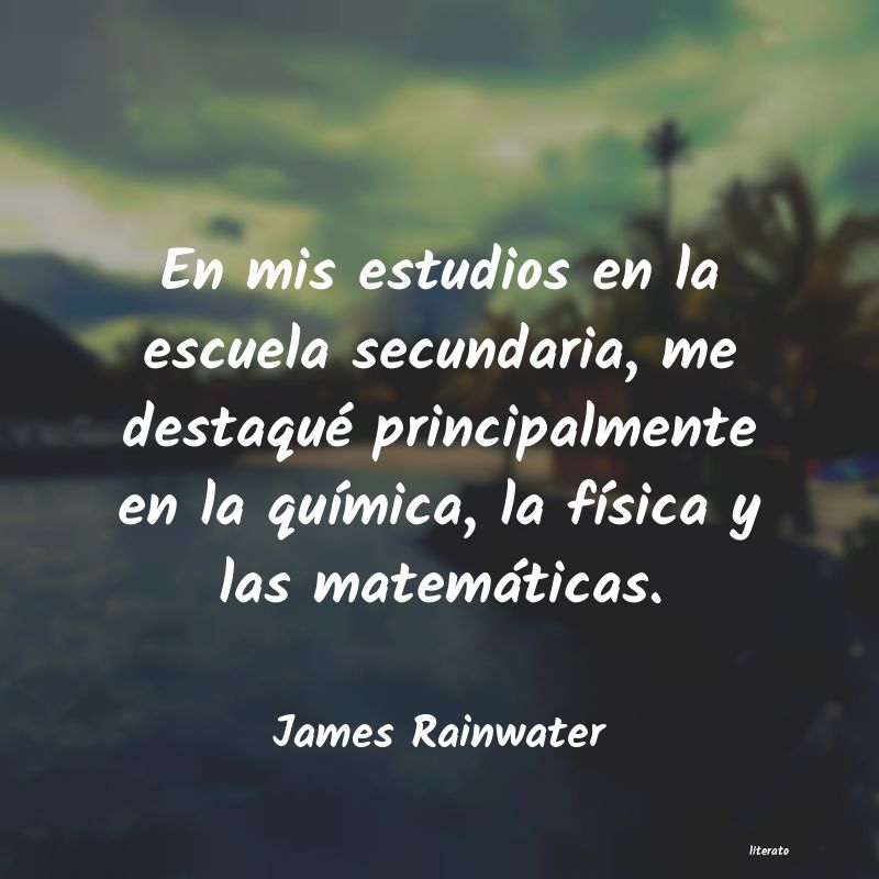 Frases de James Rainwater