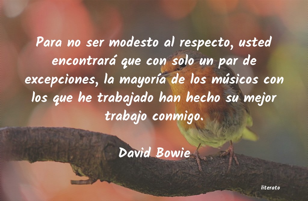 Frases de David Bowie