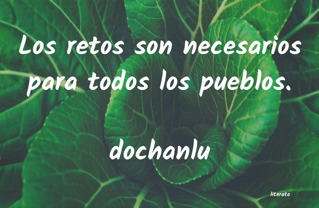 Frases de dochanlu