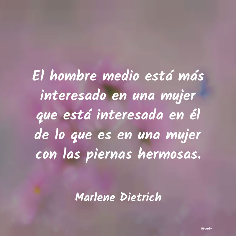 frases de Marlene Dietrich