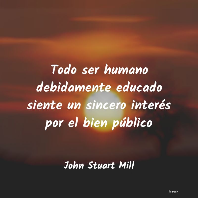 Frases de John Stuart Mill