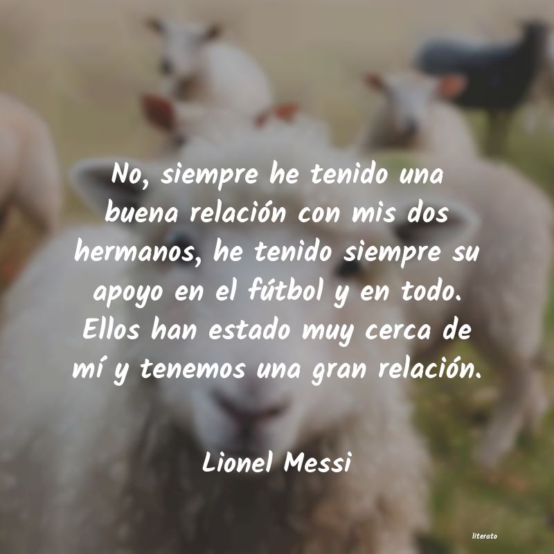 frases de Lionel Messi