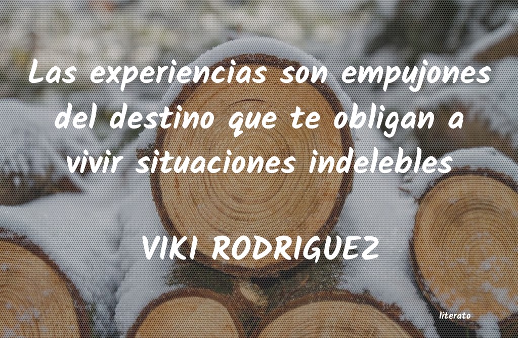 Frases de VIKI RODRIGUEZ