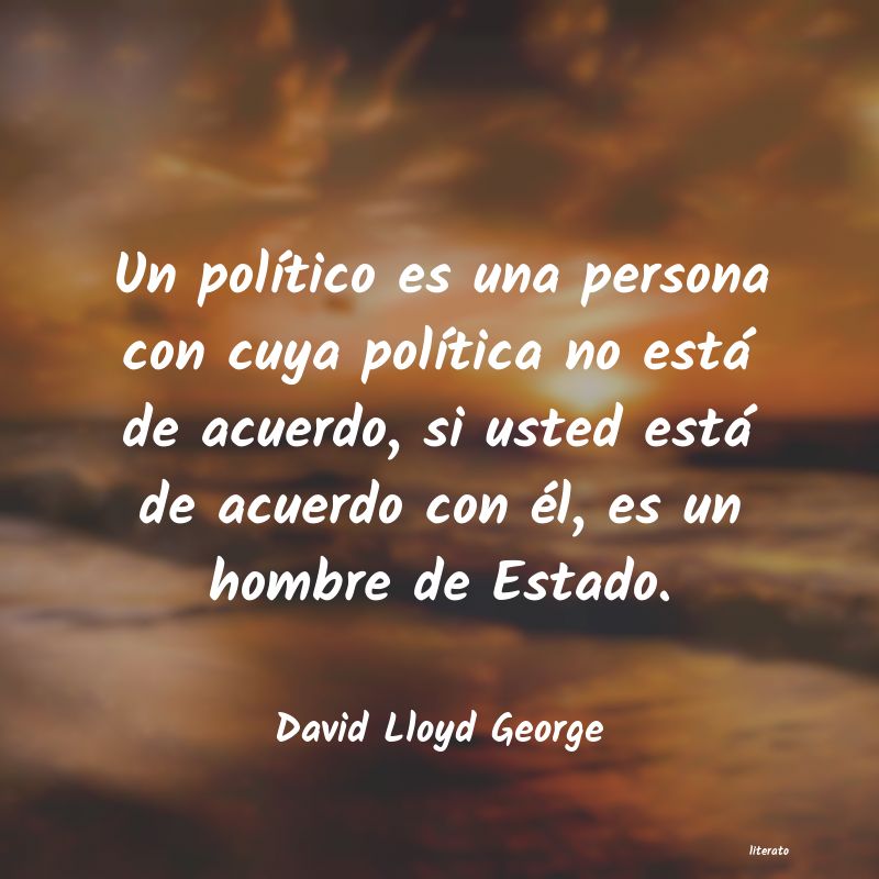 Frases de David Lloyd George