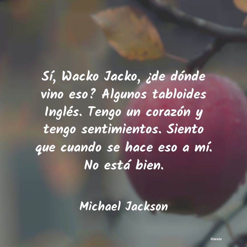 Frases de Michael Jackson