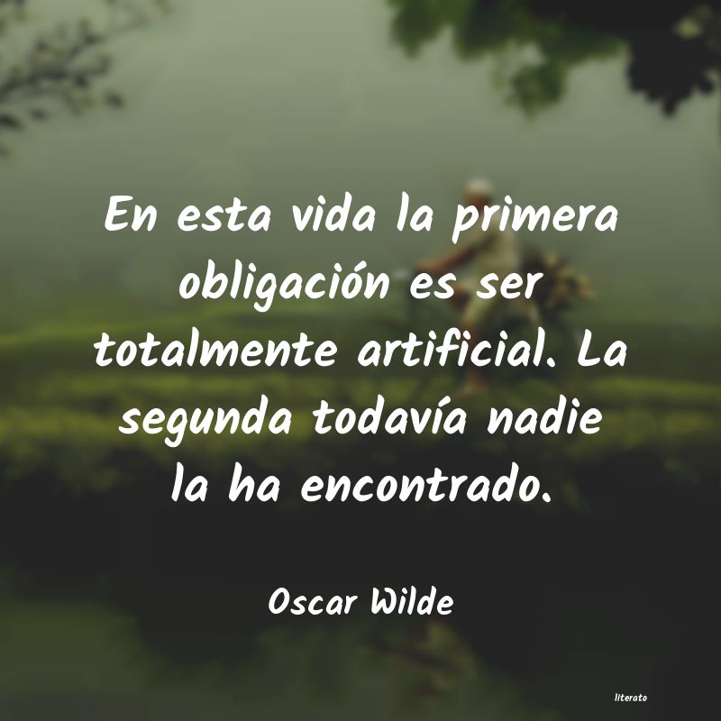 frases de Oscar Wilde
