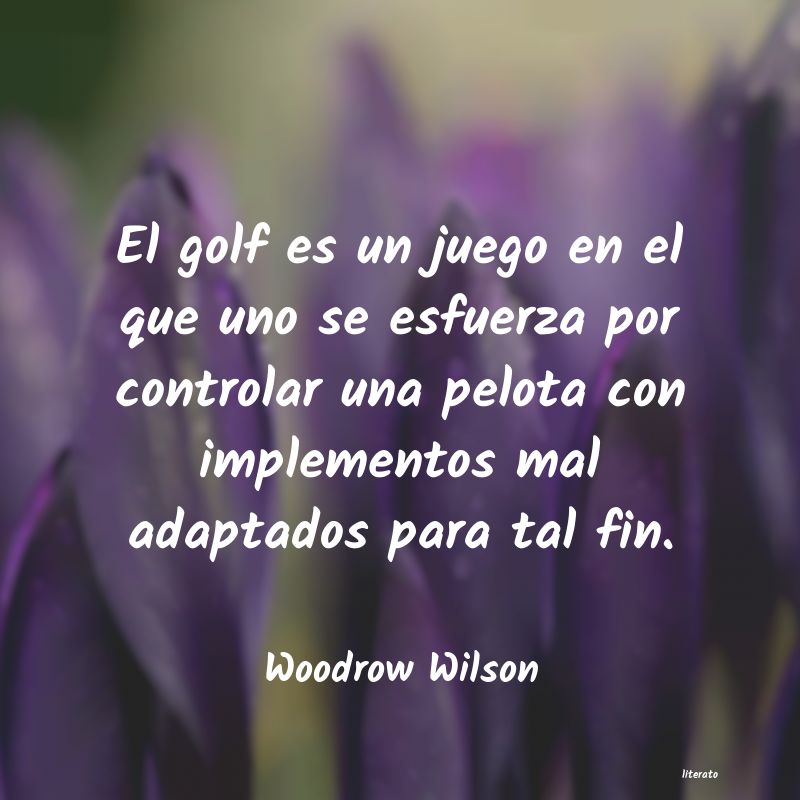 frases de Woodrow Wilson
