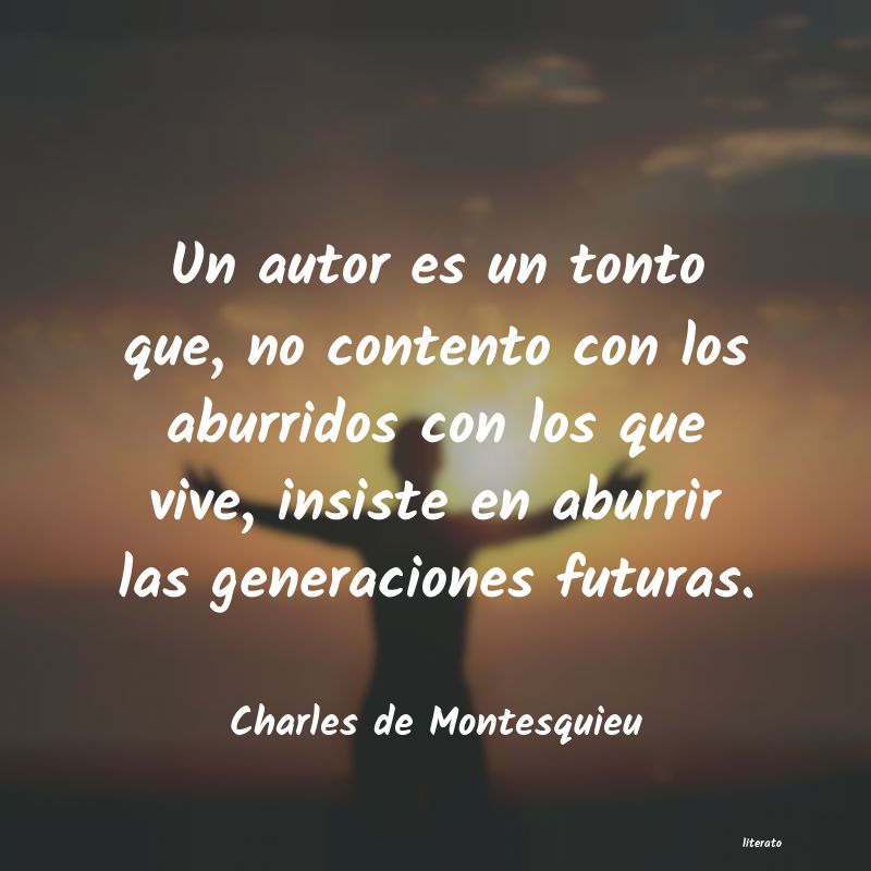 frases de Charles de Montesquieu