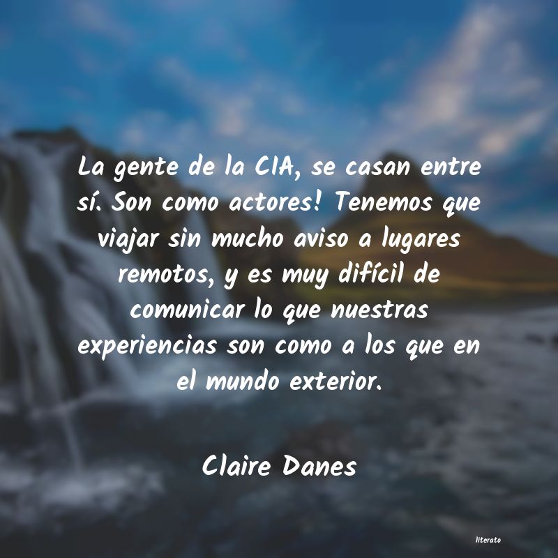 frases de Claire Danes