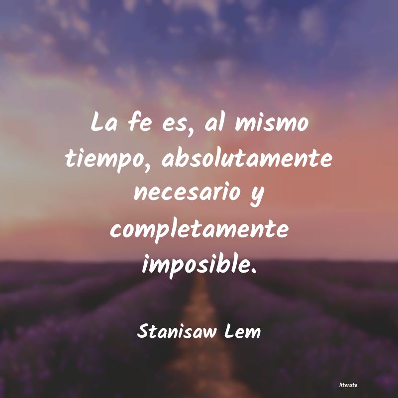 frases de Stanisaw Lem
