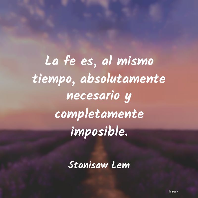 Frases de Stanisaw Lem