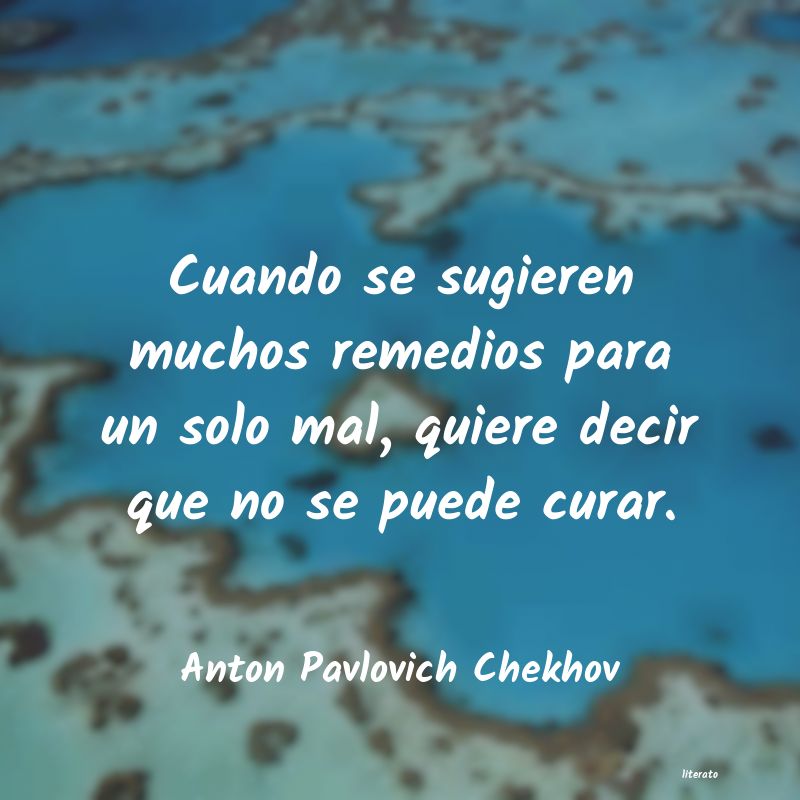 frases de Anton Pavlovich Chekhov