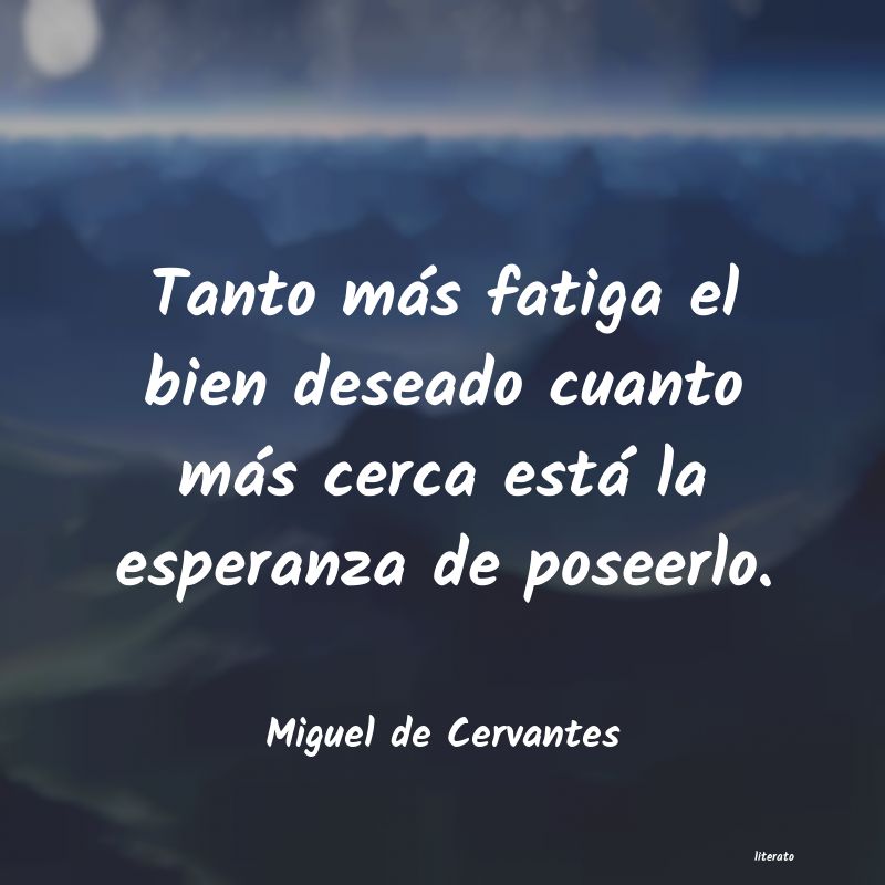 frases de Miguel de Cervantes