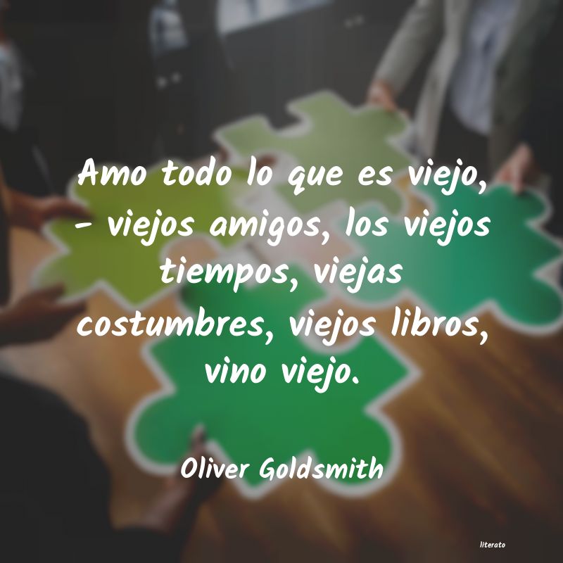 frases de Oliver Goldsmith