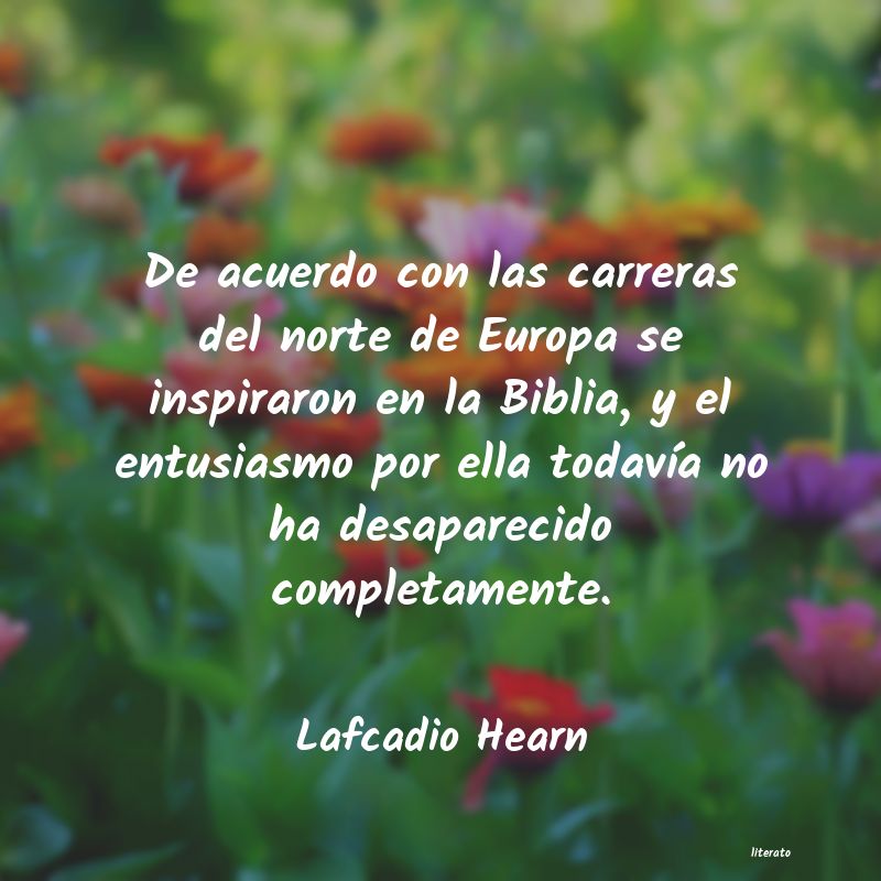 Frases de Lafcadio Hearn