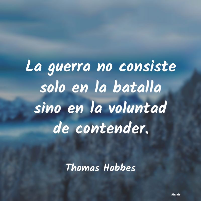 Frases de Thomas Hobbes